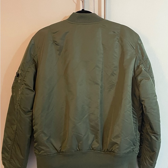 Alpha; Remove Before Flight; Jacket; Bomber Jacket; sage green - Picture 5 of 8